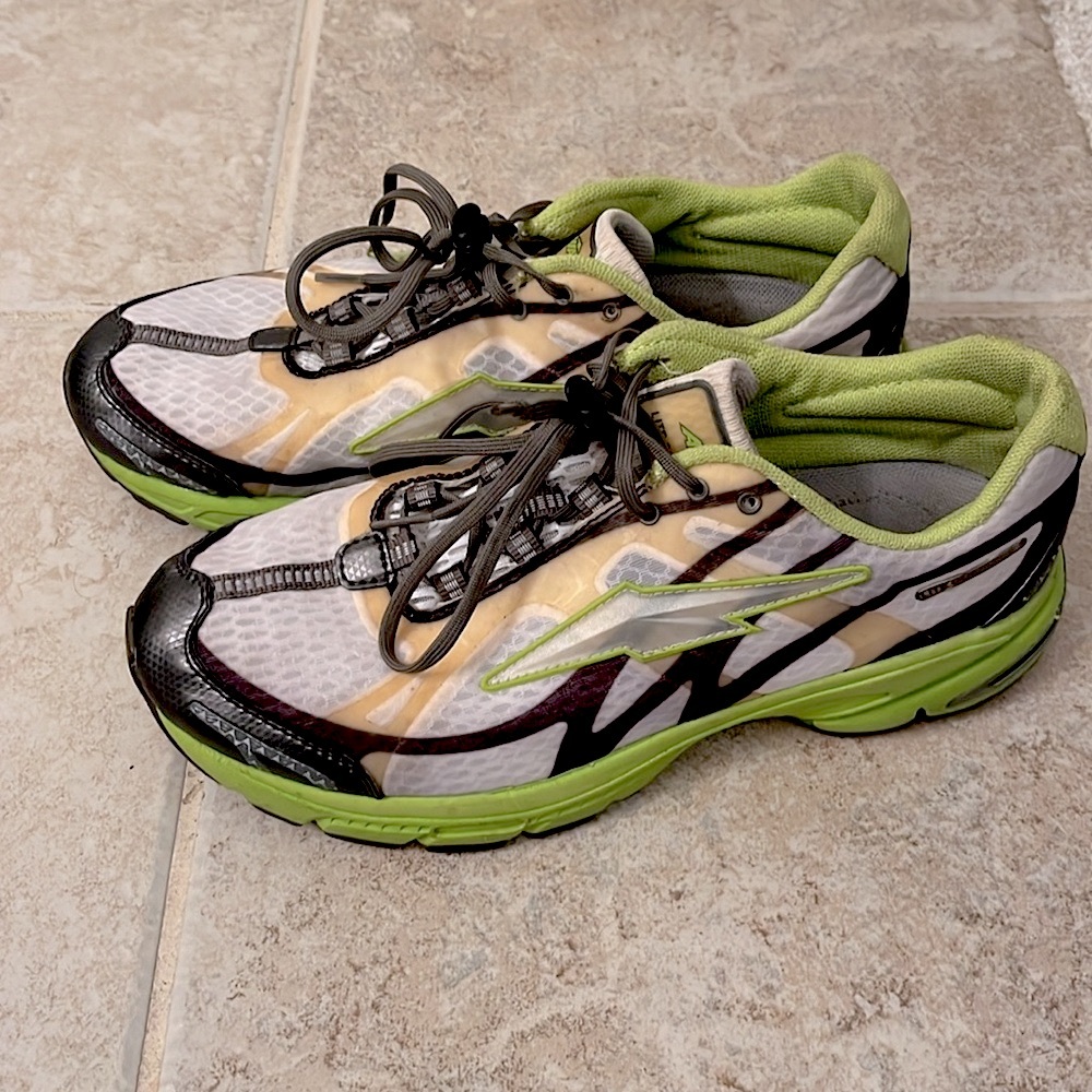 Women’s Avia Athletic Shoes - White, Green, and Gray